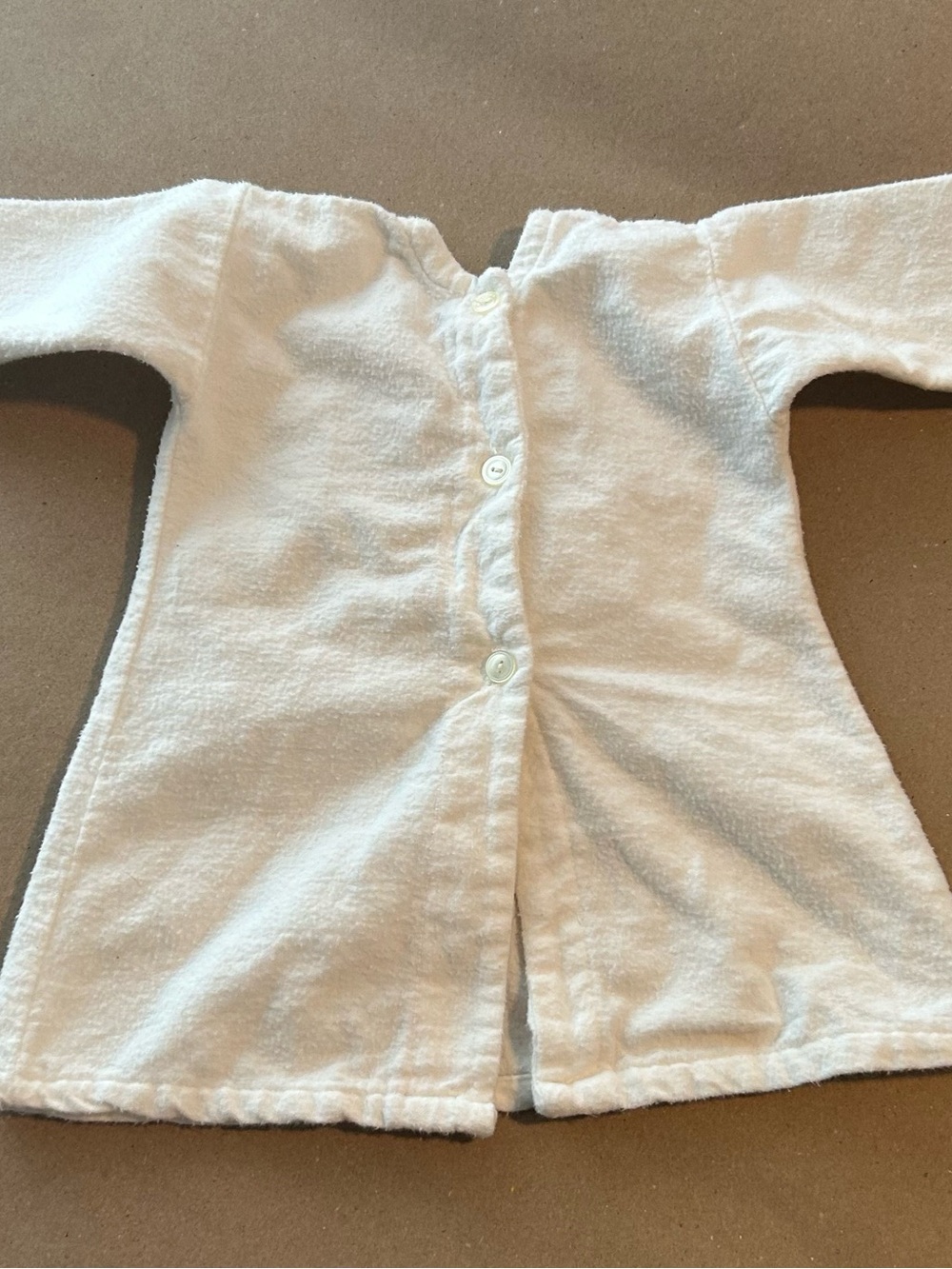 Button-Front Cloth Baby Robe - Picture 1 of 4